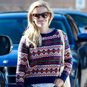 J.Crew Lambswool Fall Fair Isle Sweater